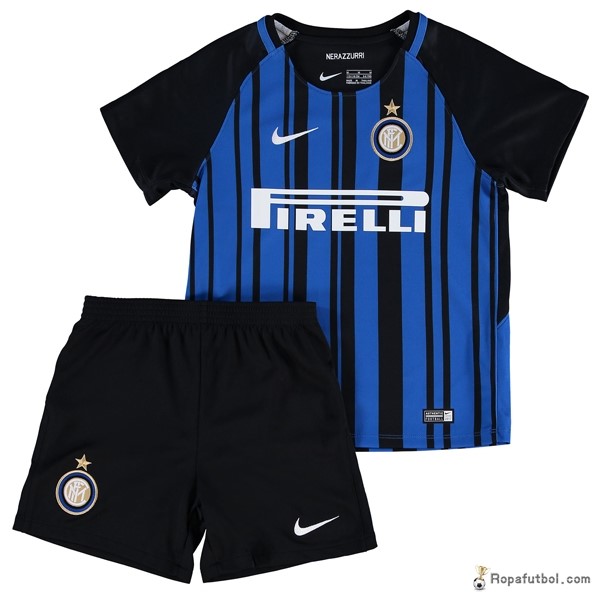 Camiseta Inter de Milán Replica Primera Ropa Niños 2017/18